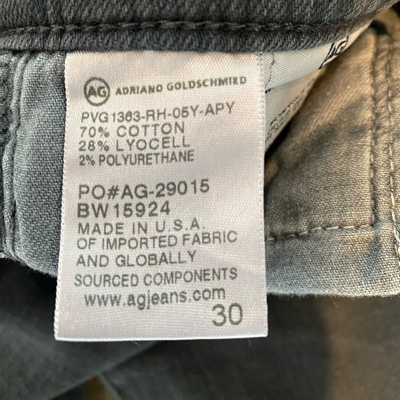 Ag The stilt crop cigarette jean crops size 30 - Picture 5 of 7